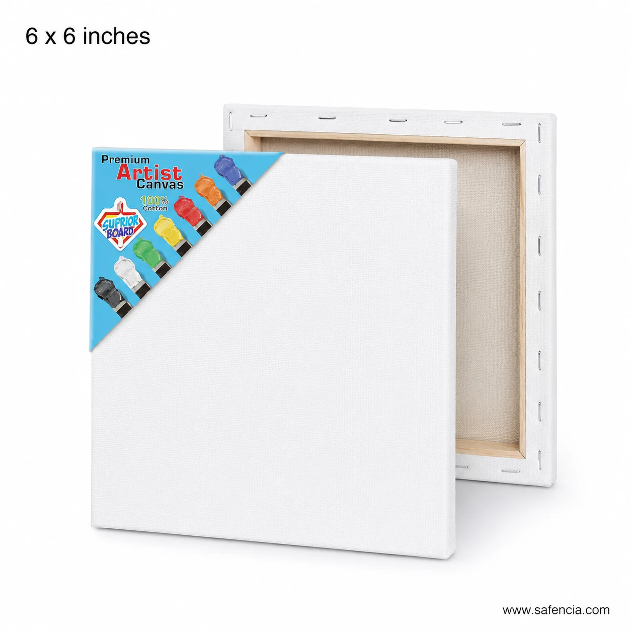 Superb Fine Quality artist canvas board 6x6 inch