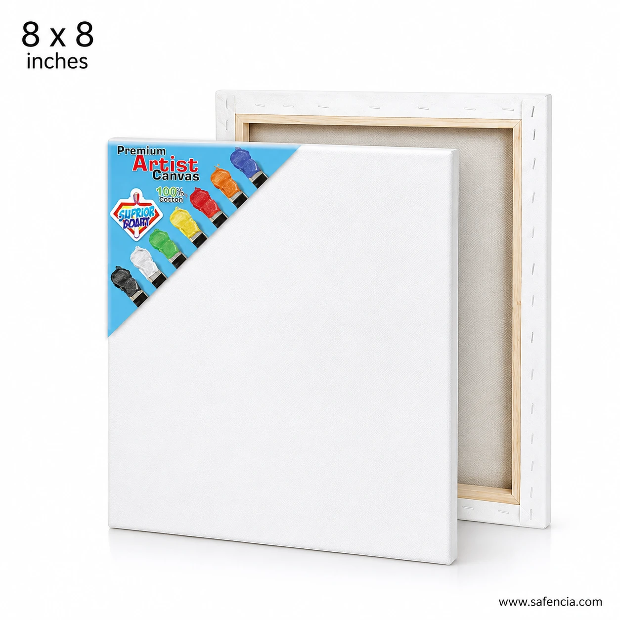 Superb Fine Quality artist canvas board 8x8 inch