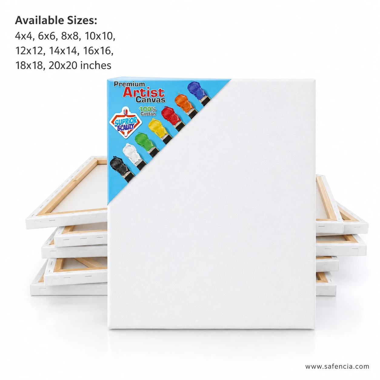Comprehensive size lineup of Superb Fine Quality canvas boards