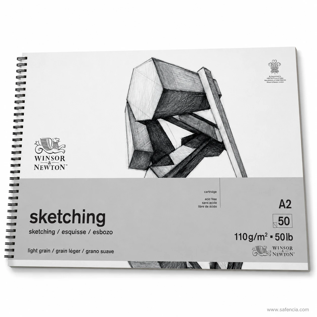Winsor & Newton A2 sketching pad studio presentation