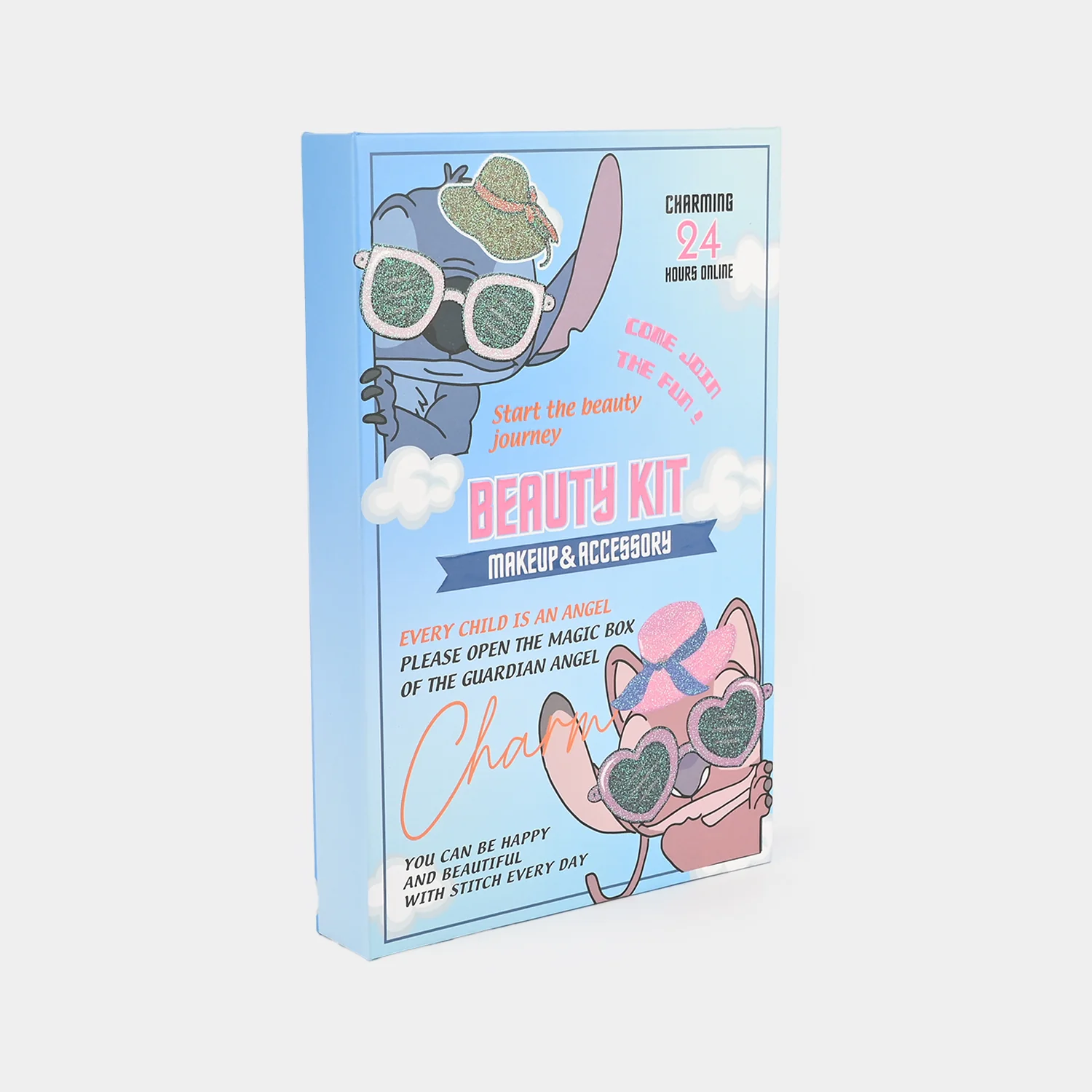 Charm Beauty Makeup & Accessory Kit side view