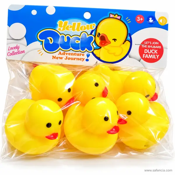 Chu Chu Rubber Duck Bath Toys (Pack of 6)