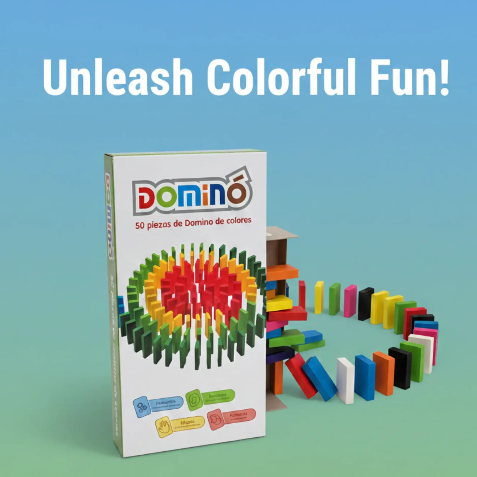 Colorful Domino Toys product image 3
