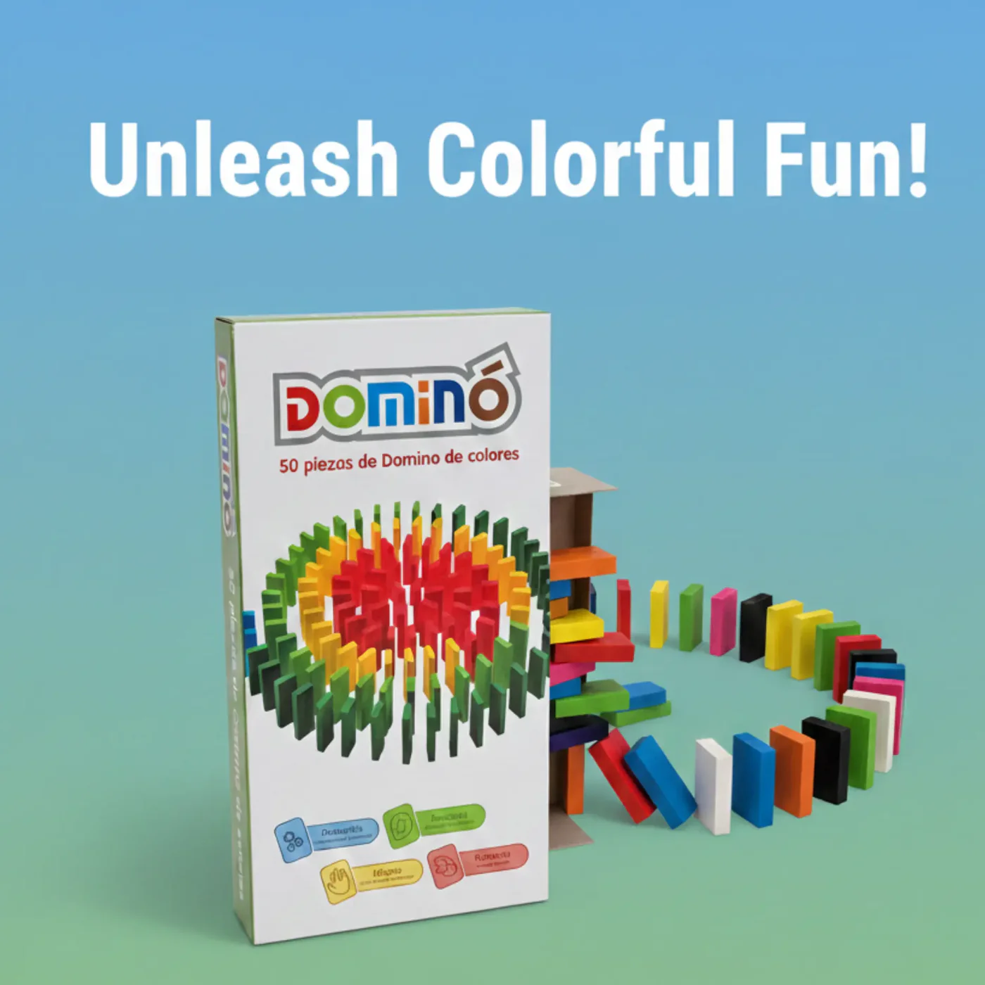 Colorful Domino Toys