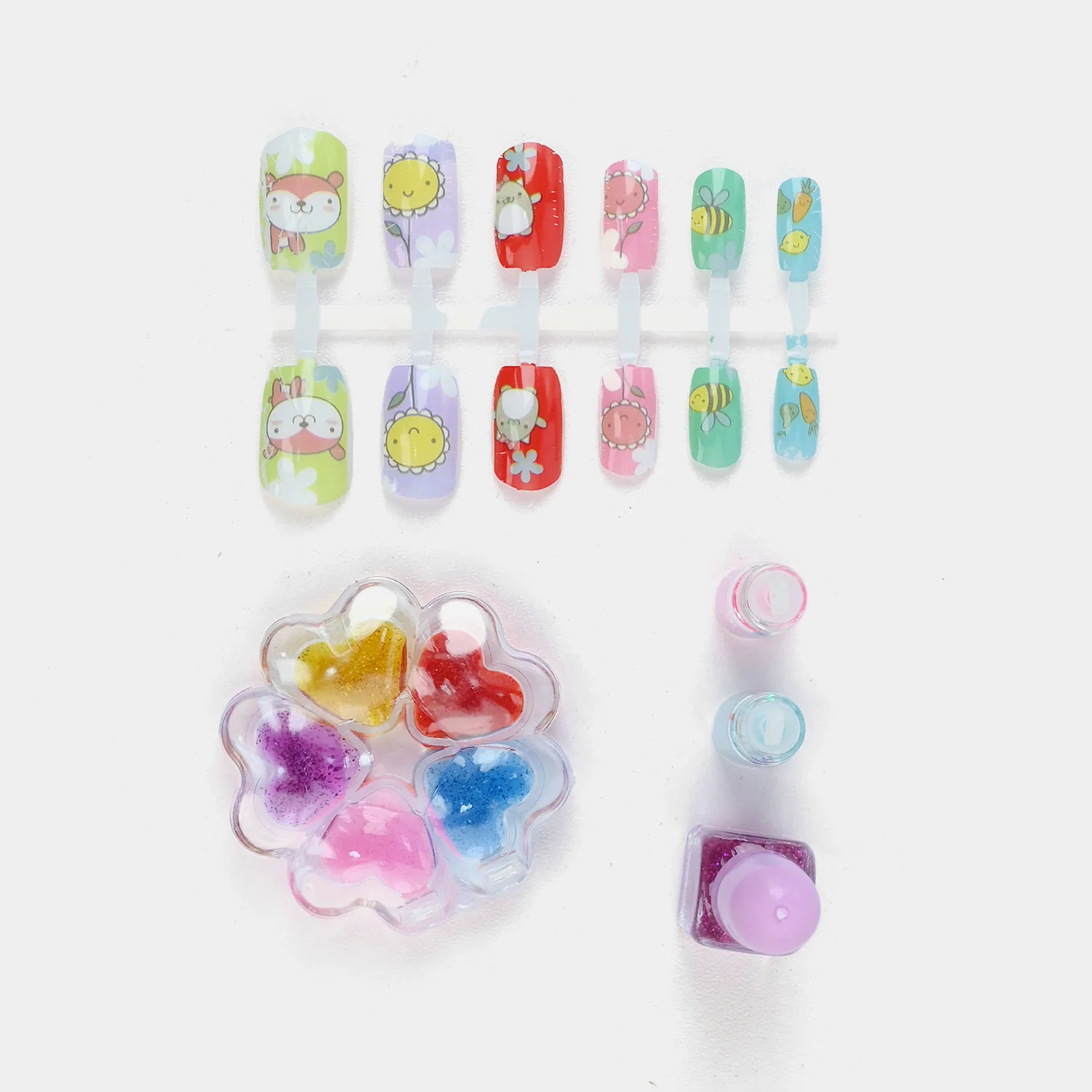 Cute Press-On Nail Art Set box view