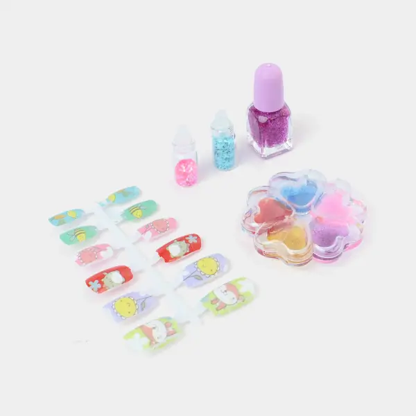 Cute Press-On Nail Art Set for Girls