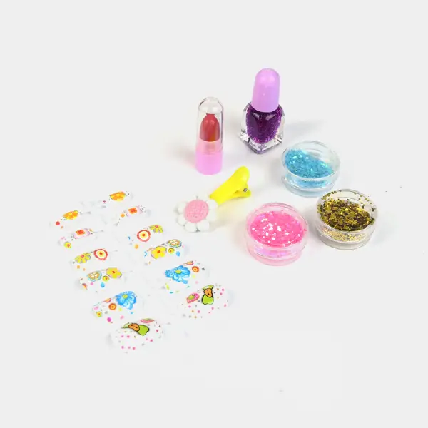 Daisy Nail & Lip Glitter Set for Girls