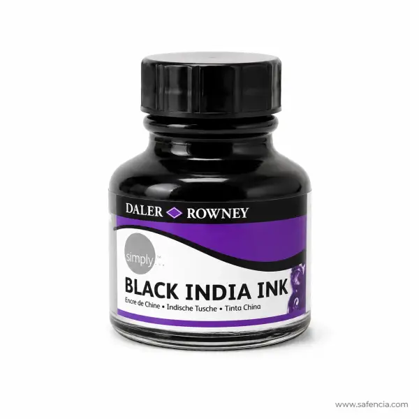 Daler-Rowney Simply Black India Ink 29.5 ml