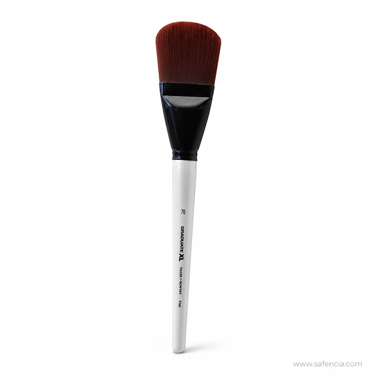 Graduate XL synthetic filbert brush size 70 standing upright, full length