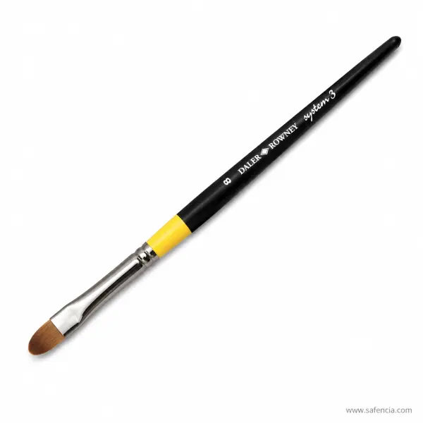 Daler-Rowney System 3 Long Handle Filbert Brush