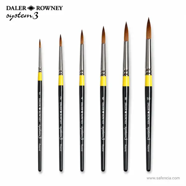Daler-Rowney System 3 Long Handle Round Brush SY-45