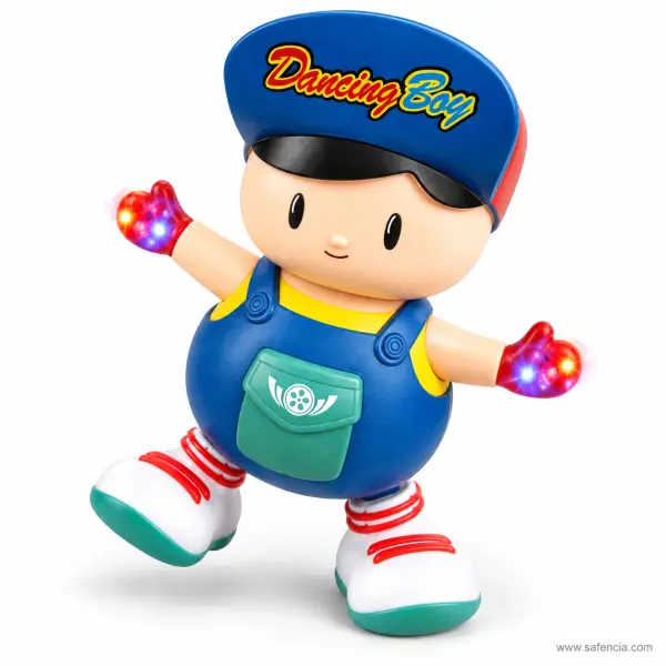 Dancing Boy Musical Toy with 360 Rotation and Lights