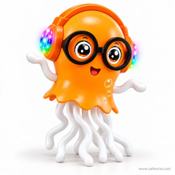 Dancing Jellyfish Toy with LED Lights, Music and Moving Tentacles