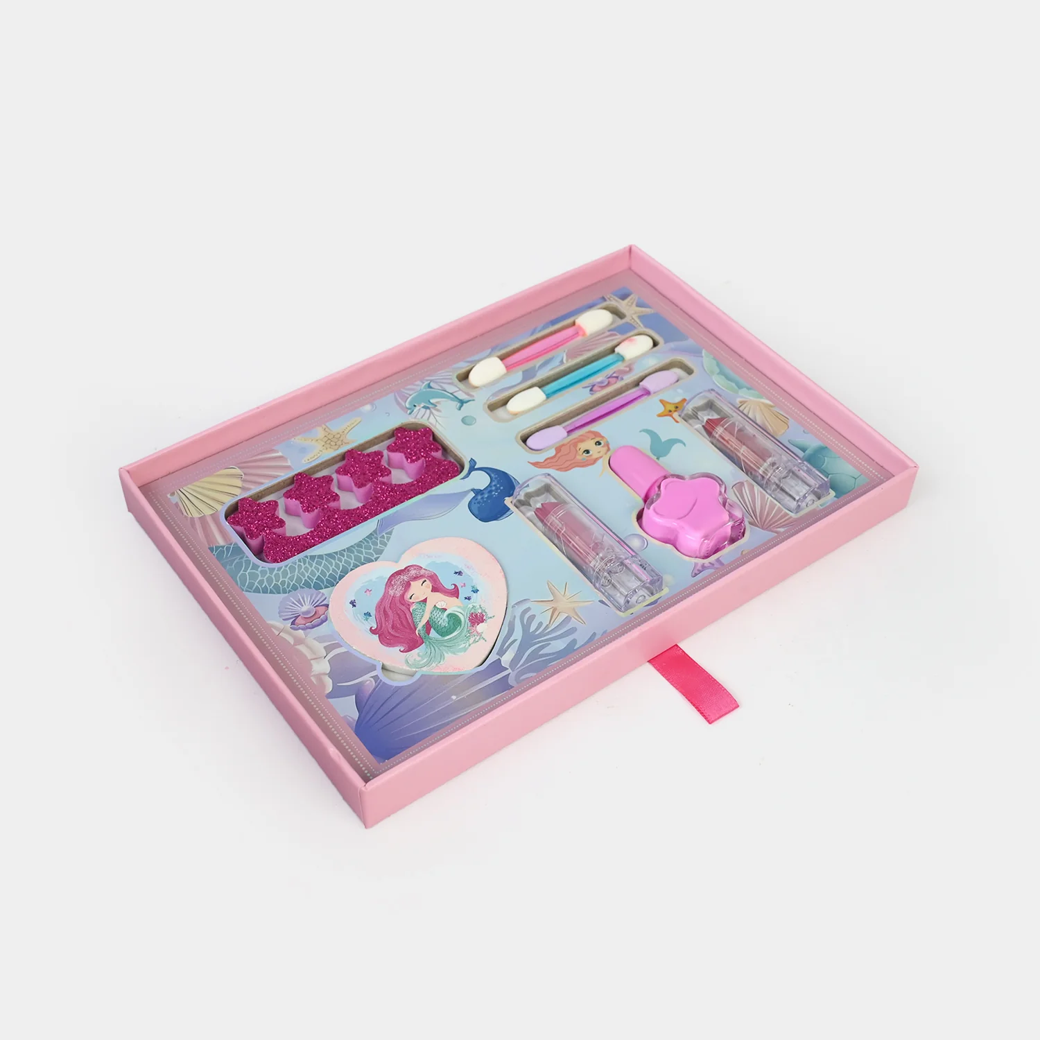 Deluxe Mermaid Beauty & Jewellery Box box view - mermaid design