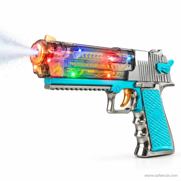 Desert Eagle Toy Gun with Mist Spray, Lights and Sound — Shoot Game Acoustic-Optic Pistol