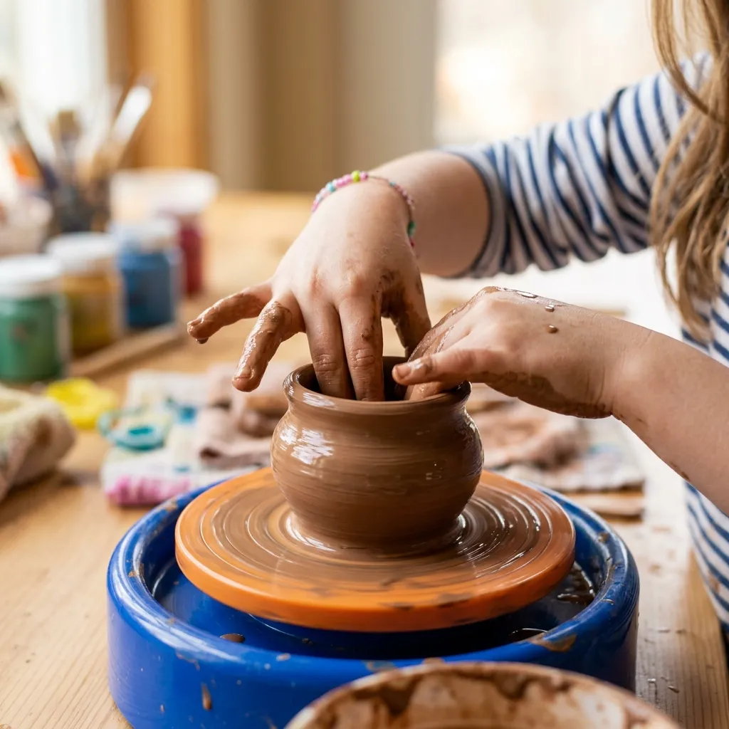 DIY Pottery Wheel Clay Art Kit for Kids product image 2