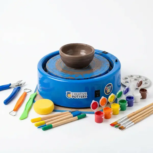 DIY Pottery Wheel Clay Art Kit for Kids