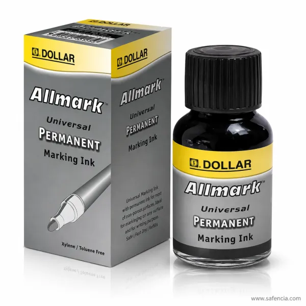 Dollar Allmark Universal Permanent Marking Ink 15ml