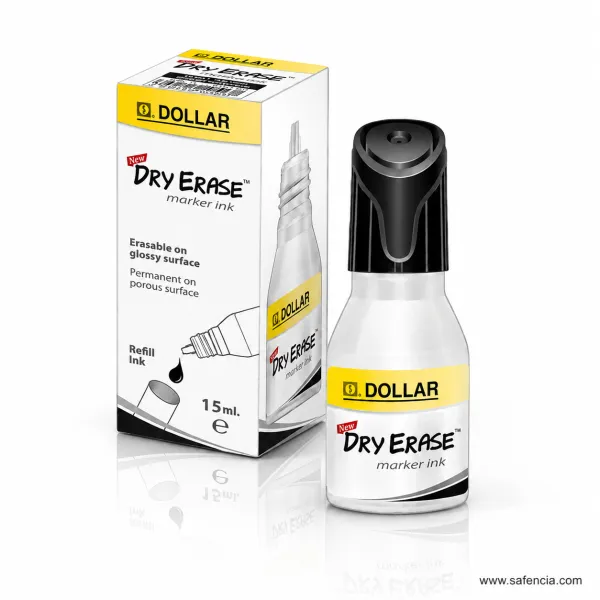 Dollar Dry Erase Marker Ink 15ml Whiteboard Refill Bottle