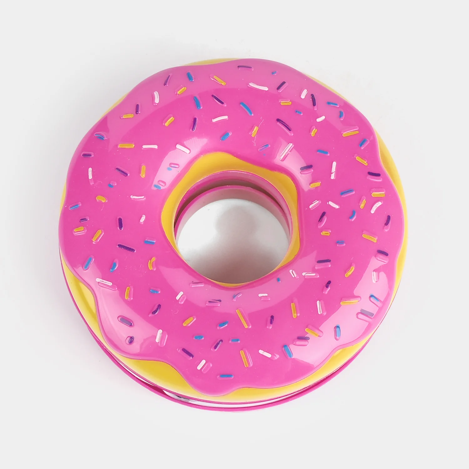 Donut Makeup Case detail view - heart shades and lip colours