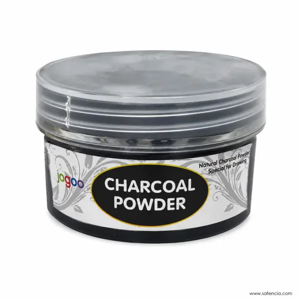 Natural Charcoal Powder Jar for Drawing