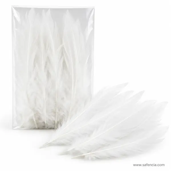White Craft Feathers Pack of 20