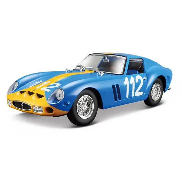 Ferrari 250 GTO No. 112 Racing Diecast Model Car 1:24