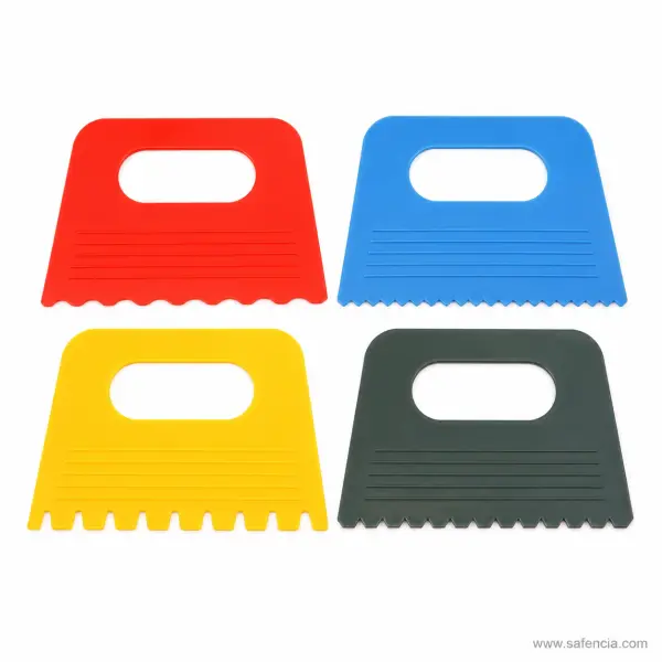 Plastic Drawing Scraper Comb Set of 4