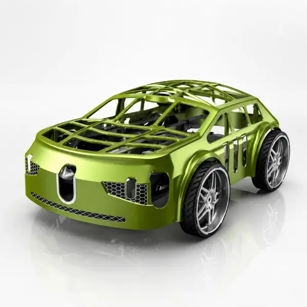 RC Flying Car with Lights 2-in-1 Land and Air Dual-Mode 2.4G