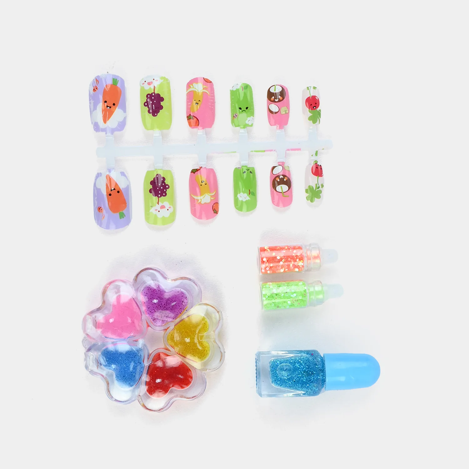 Fruit Friends Press-On Nail Set box view