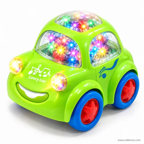Funny Car Musical Light-Up Toy Car with Disco Lights
