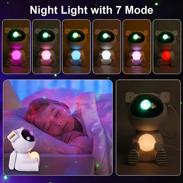 Galaxy Star Projector Night Light with Remote