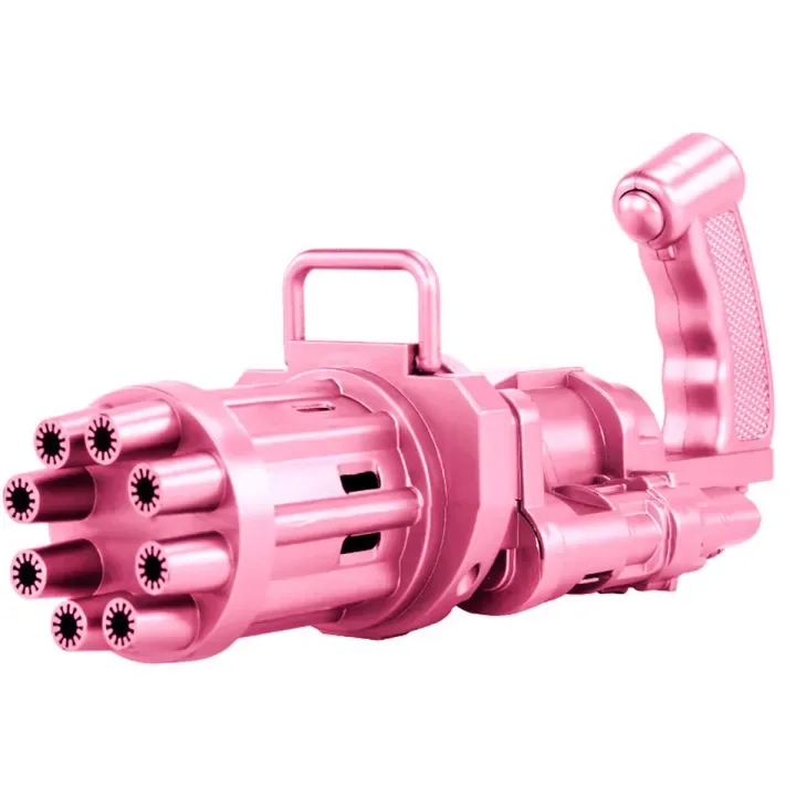 Gatling bubble gun USB rechargeable