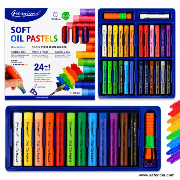 Giorgione Soft Oil Pastels Set for Blending and Layering