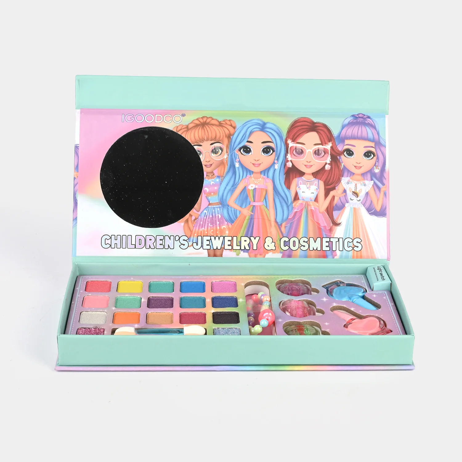Girls Jewellery & Makeup Set box view - fashion girls design
