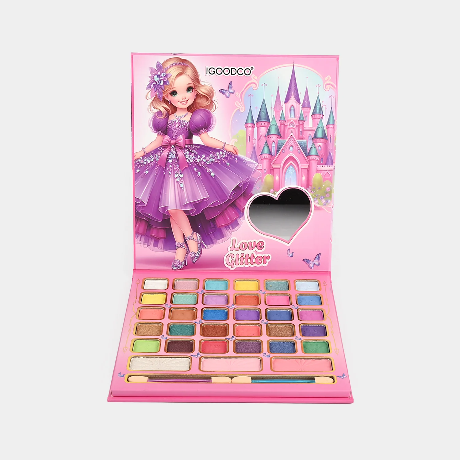 Girls Makeup & Beauty Gift Set product image 2 - open palette with mirror
