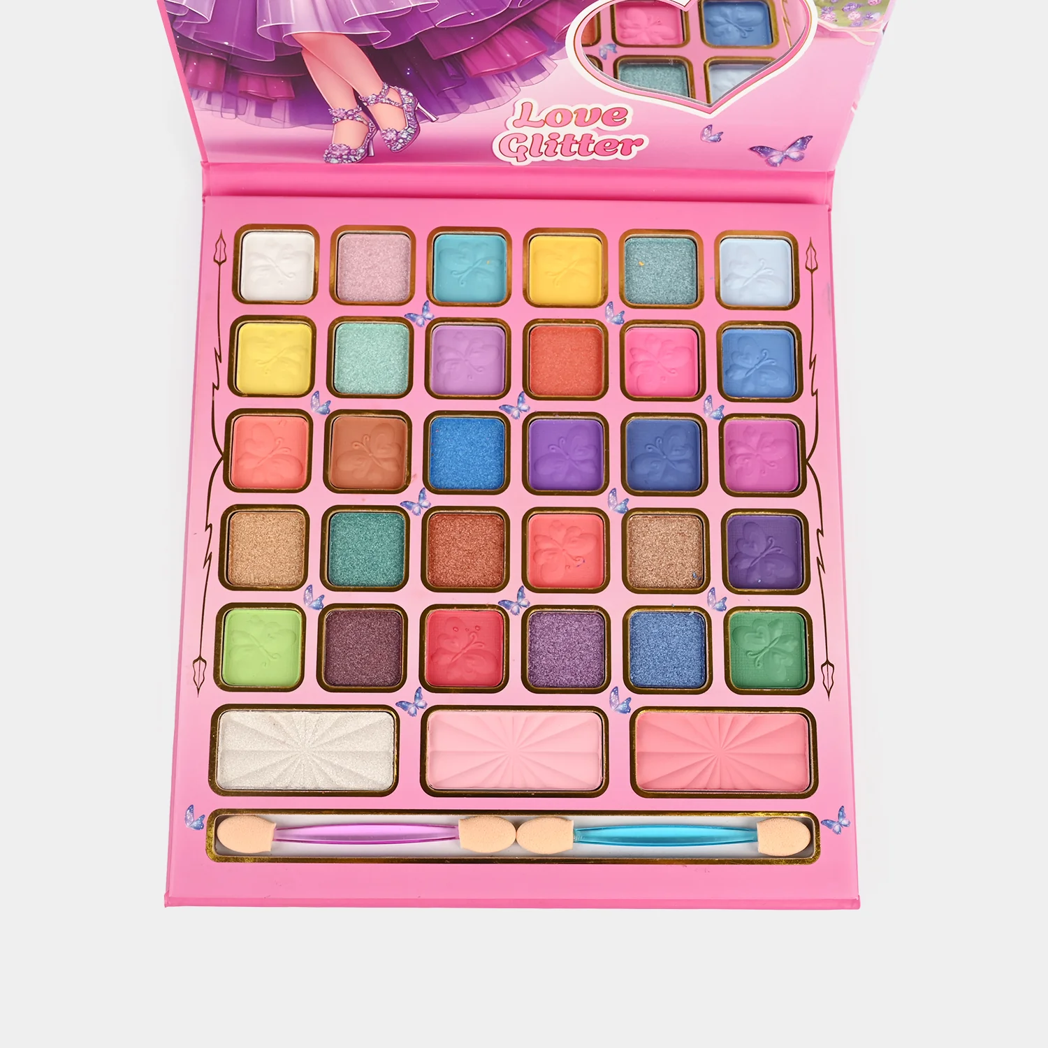 Girls Makeup & Beauty Gift Set product image 3 - eyeshadow shades close up