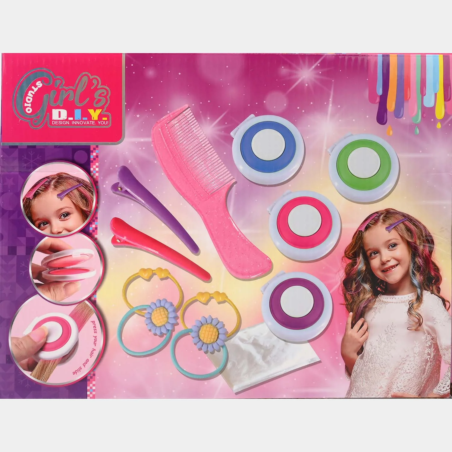 Hair Styling & Accessories Set box view