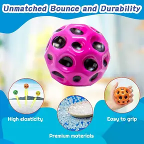 High Bounce Moon Anti Stress Ball product image 5 - features