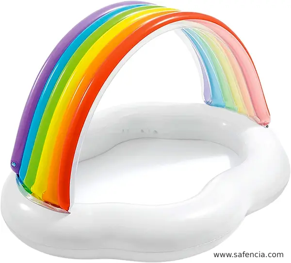 Intex 57141 Rainbow Cloud Baby Pool with Sunshade