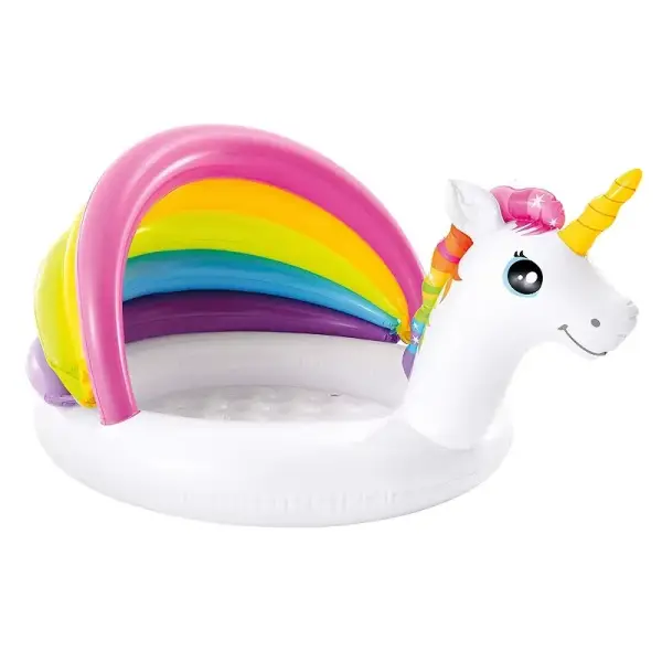 Intex Unicorn Baby Pool with Rainbow Shade