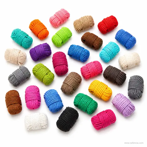 Coloured Jute Cord Hank — Small or Medium