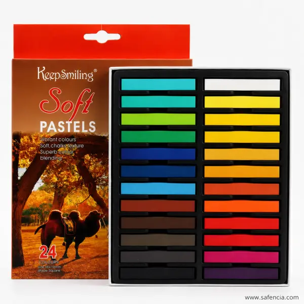 Keep Smiling Soft Pastels Set of 24 for Artists