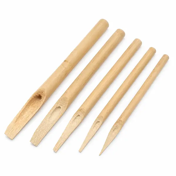 Khatati Qalam No. 1 to 5 Fine Bamboo Calligraphy Pen Set of 5