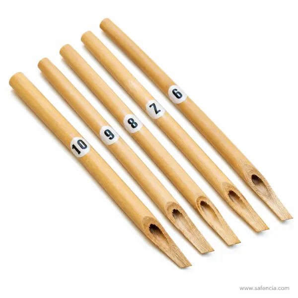 Khatati Qalam No. 6 to 10 Bamboo Calligraphy Pen Set of 5