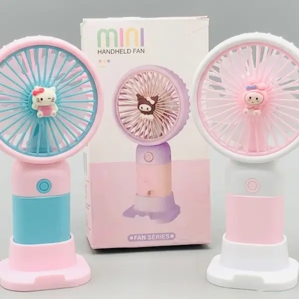 Kids 5.5 Inch Mini Rechargeable Hello Kitty Handheld Fan