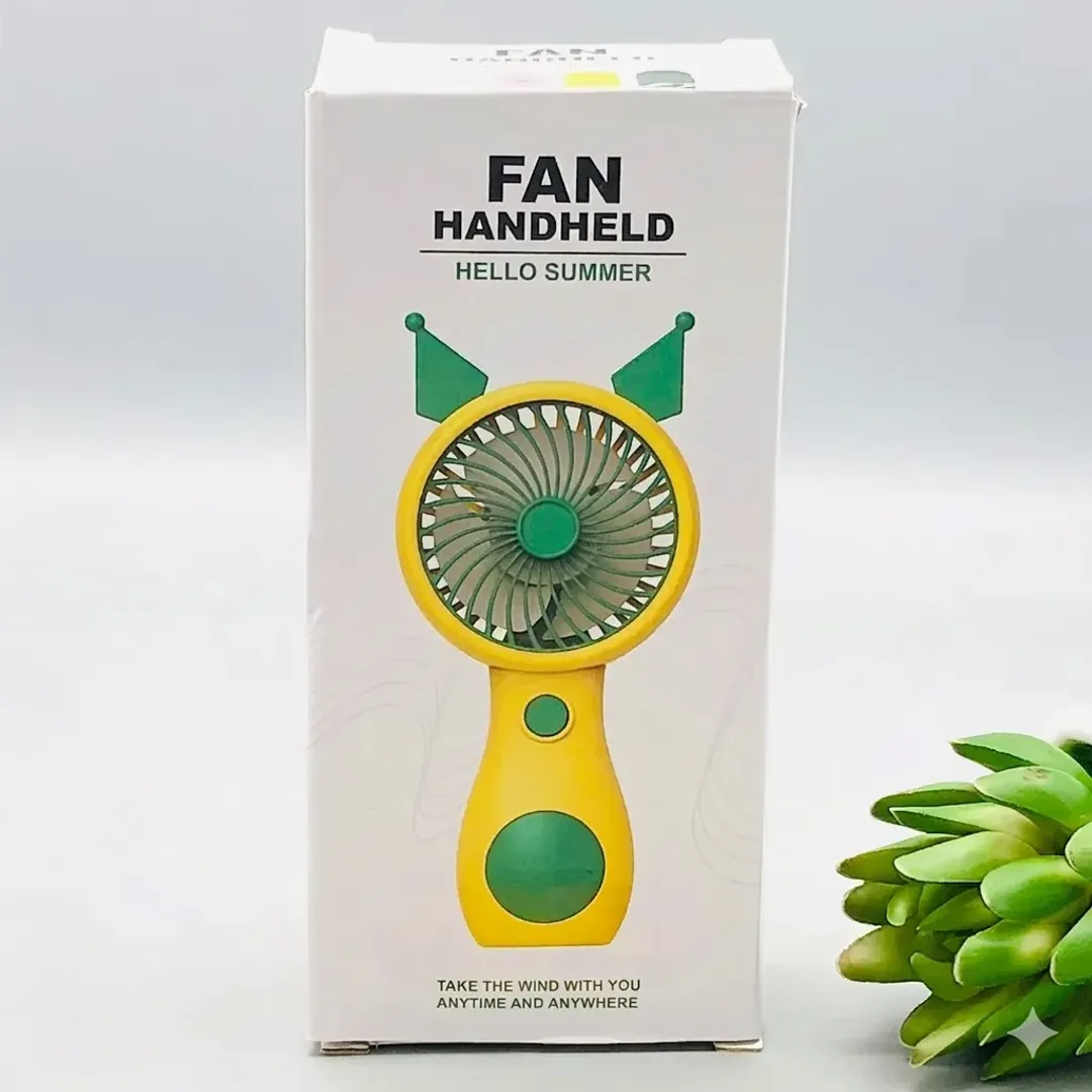 USB charging port on Hello Summer mini handheld fan