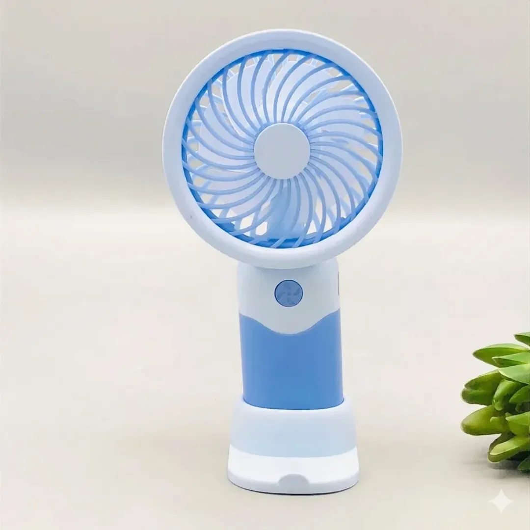 Kids 6-inch rechargeable handheld desktop cooling fan – alternative view