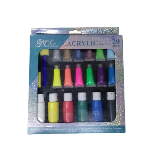 20 Pcs Acrylic Paint Set for Kids