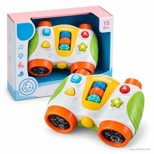 Kids Discover Binoculars Toy with Light and Music